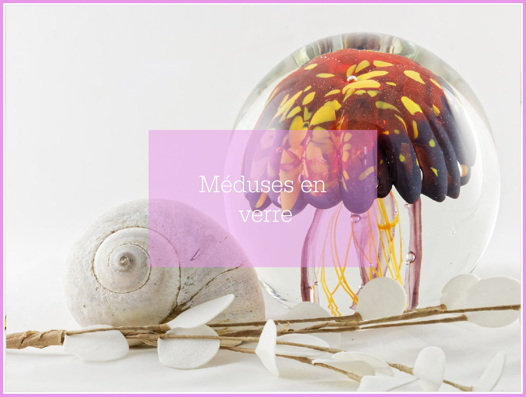 Les méduses de verre | La Meduse - Verre soufflé