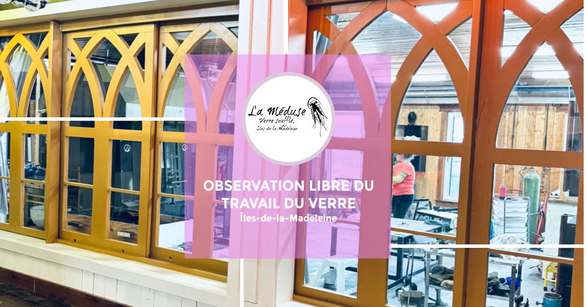 POUR VOIR LES ARTISANS - Observation libre du travail du verre soufflé - La Meduse - Verre soufflé