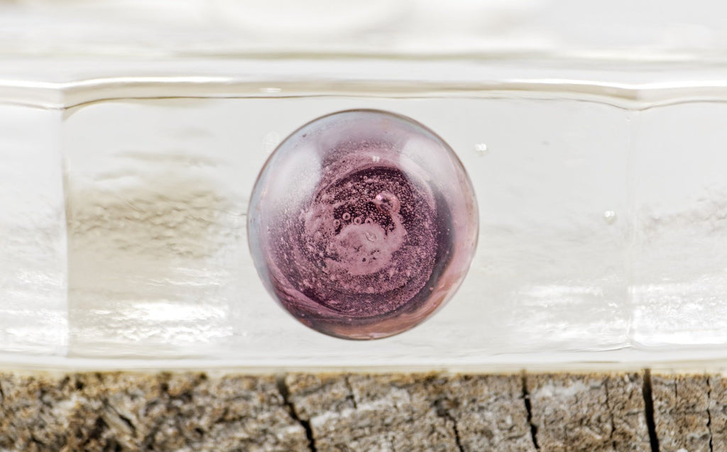 Bracelet "Douceur" avec cendres funéraires - La Meduse - Verre soufflé
