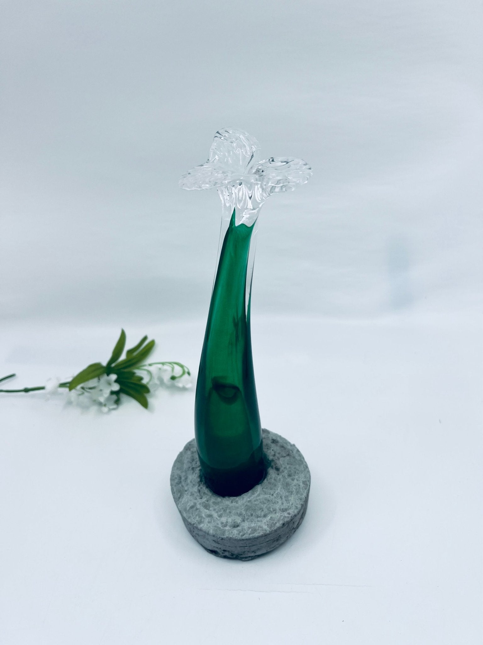 Fleur de verre - La Meduse - Verre soufflé