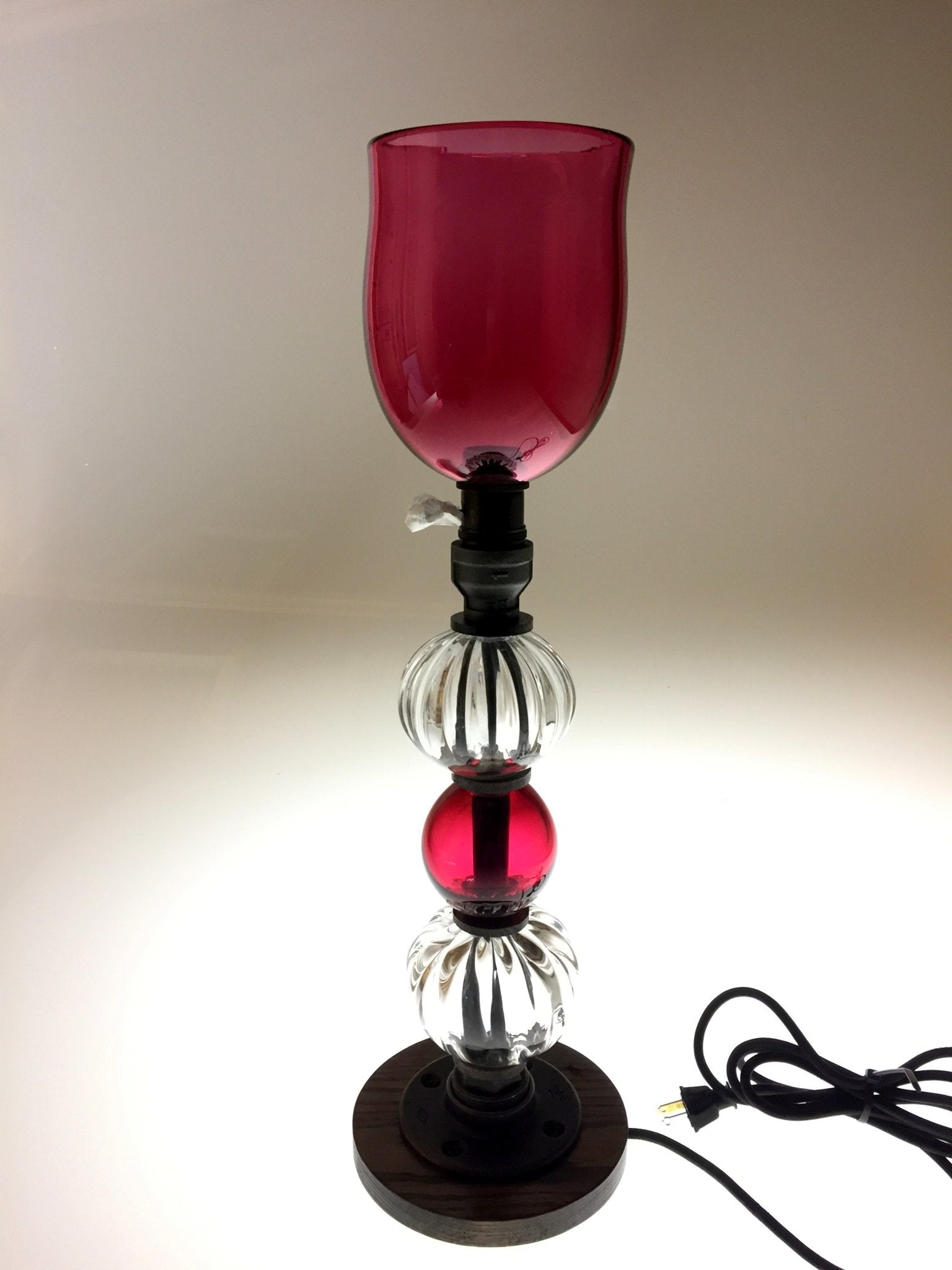 Lampe de chevet - grande - La Meduse - Verre soufflé