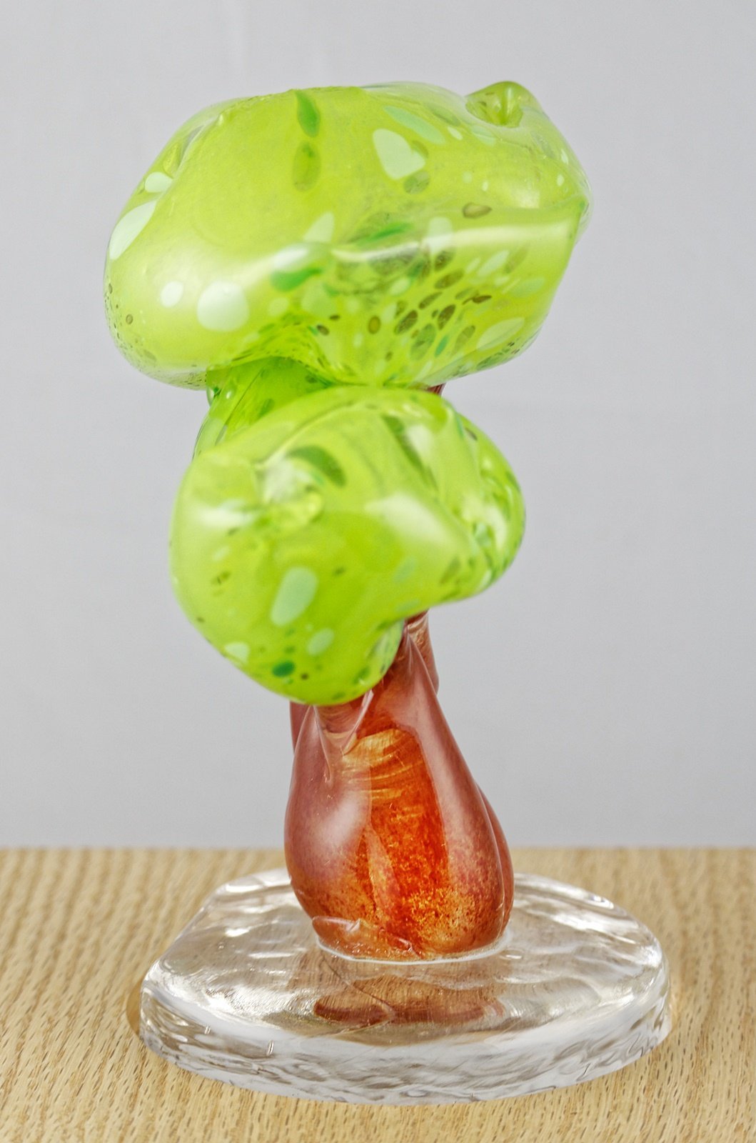 Urne funéraire "Bonsaï" en verre et en bois - La Meduse - Verre soufflé